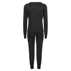 Active Set Black, Jr - Børne Skiundertøj