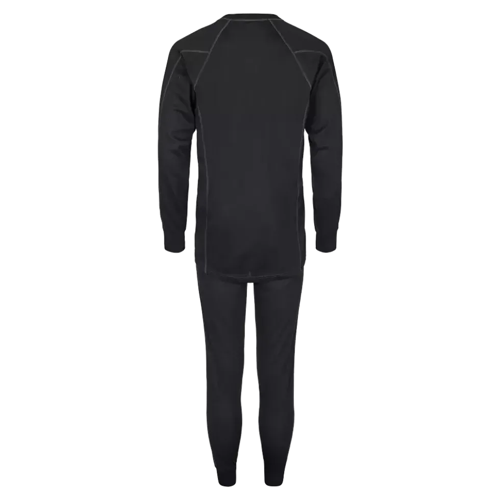 Active Set Black - Voksen Skiundertøj