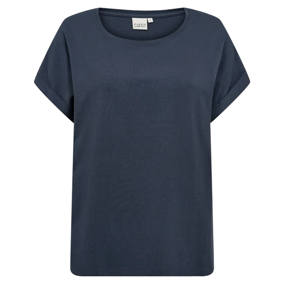 Bamboo Loose Fit Tee 26, W. - Dame T-Shirt