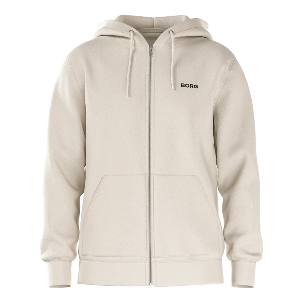 BORG Essential Zip Hoodie - Herre Sweatshirt