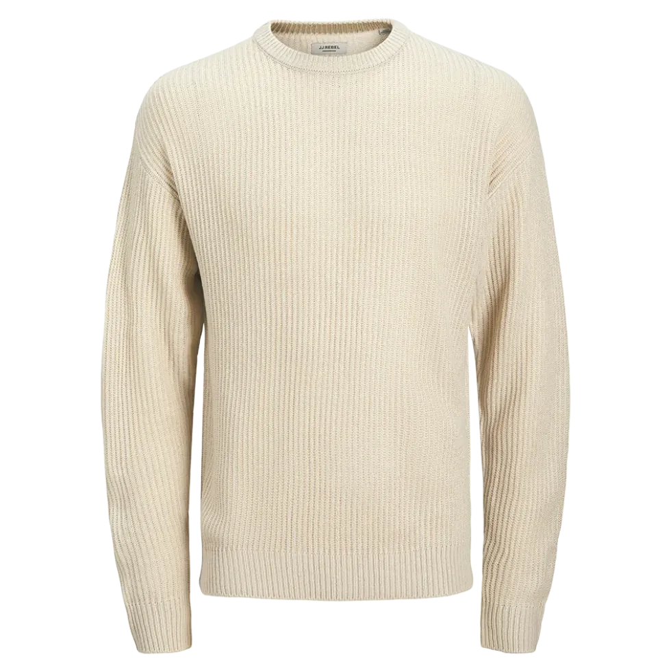 JREBLogan Knit Crew Neck - Herre Striktrøje