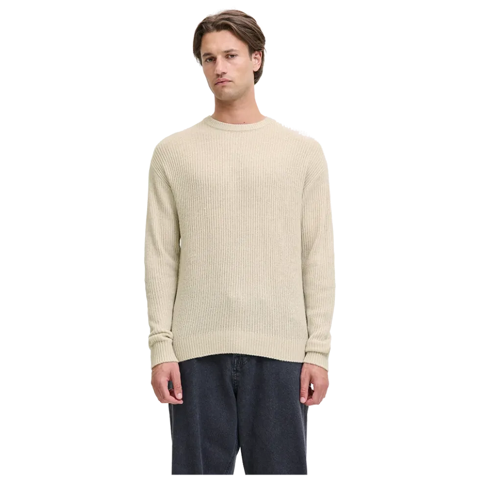 JREBLogan Knit Crew Neck - Herre Striktrøje