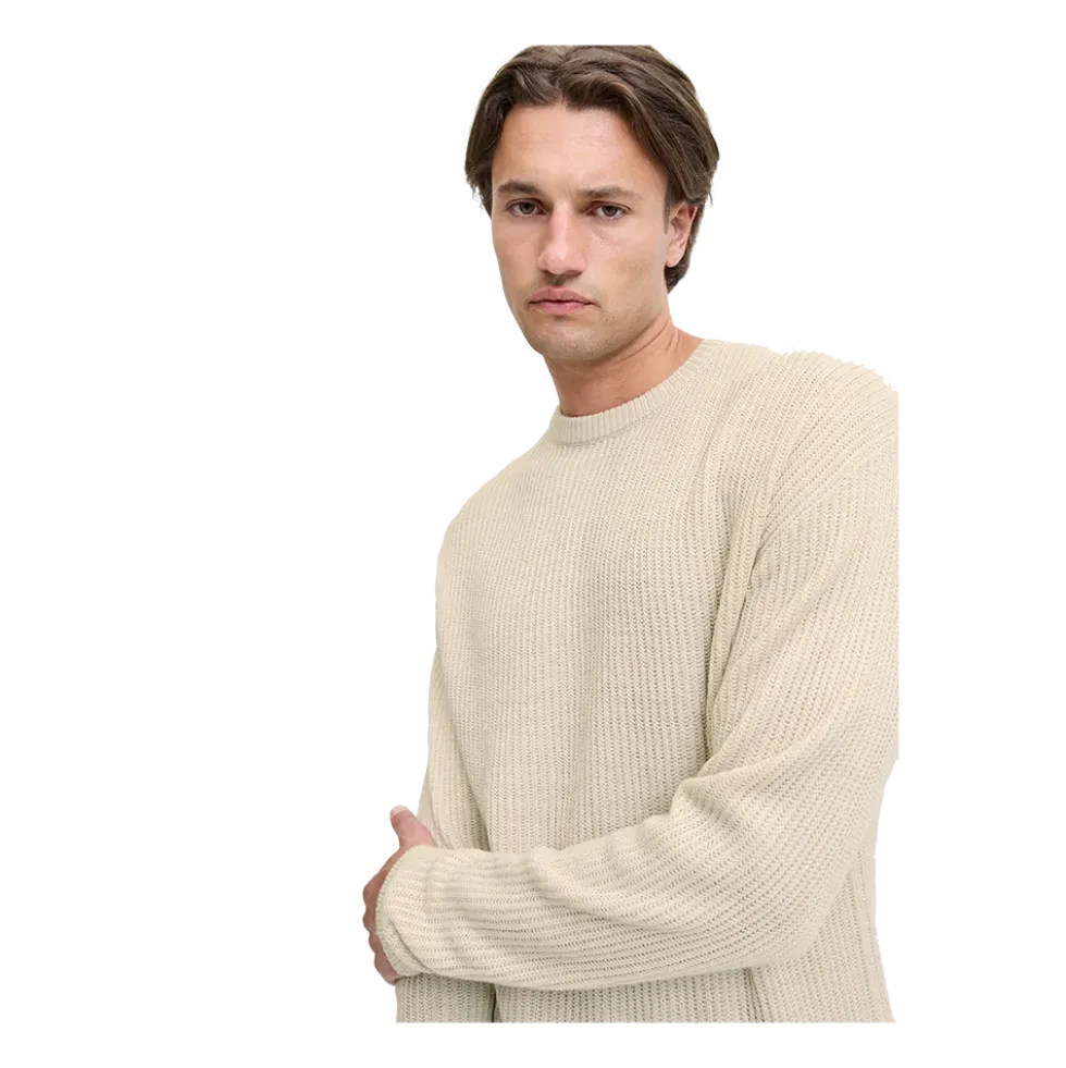 JREBLogan Knit Crew Neck - Herre Striktrøje