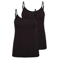Ladies Bamboo Singlet 2 Pack - Dame Top