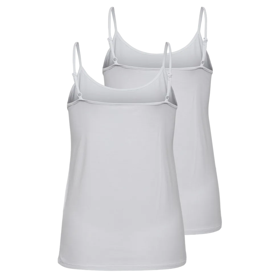 Ladies Bamboo Singlet 2 Pack - Dame Top