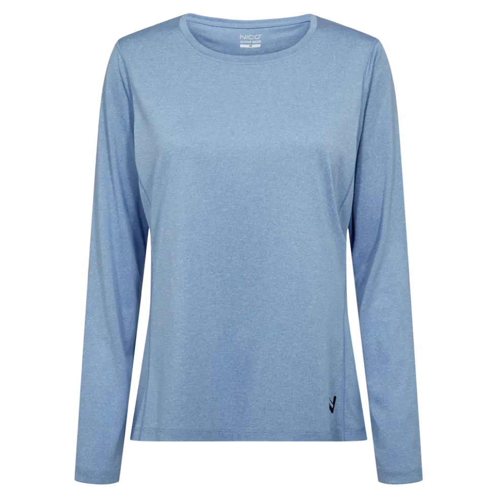 NIfemke L/S 26, W - Dame Fitness Bluse