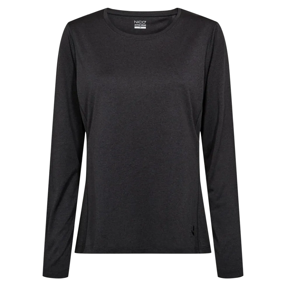 NIfemke L/S 26, W - Dame Fitness Bluse