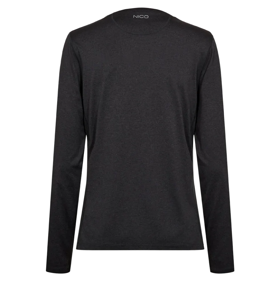 NIfemke L/S 26, W - Dame Fitness Bluse