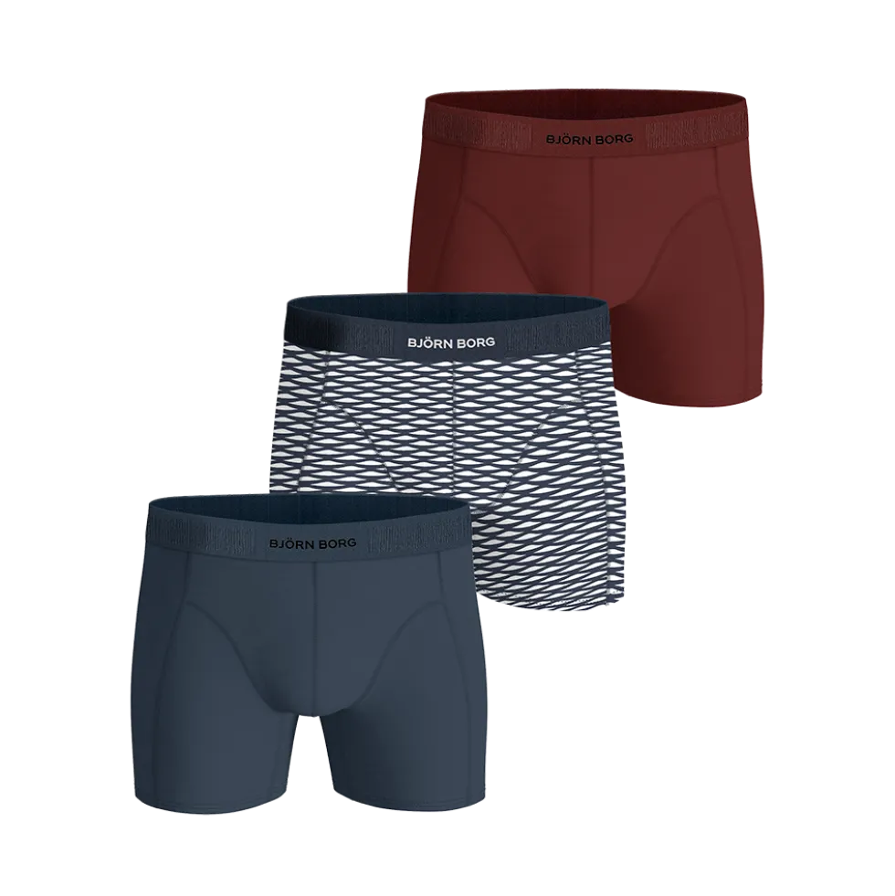 3-Pack Organic Stretch Boxer - Herre Underbukser