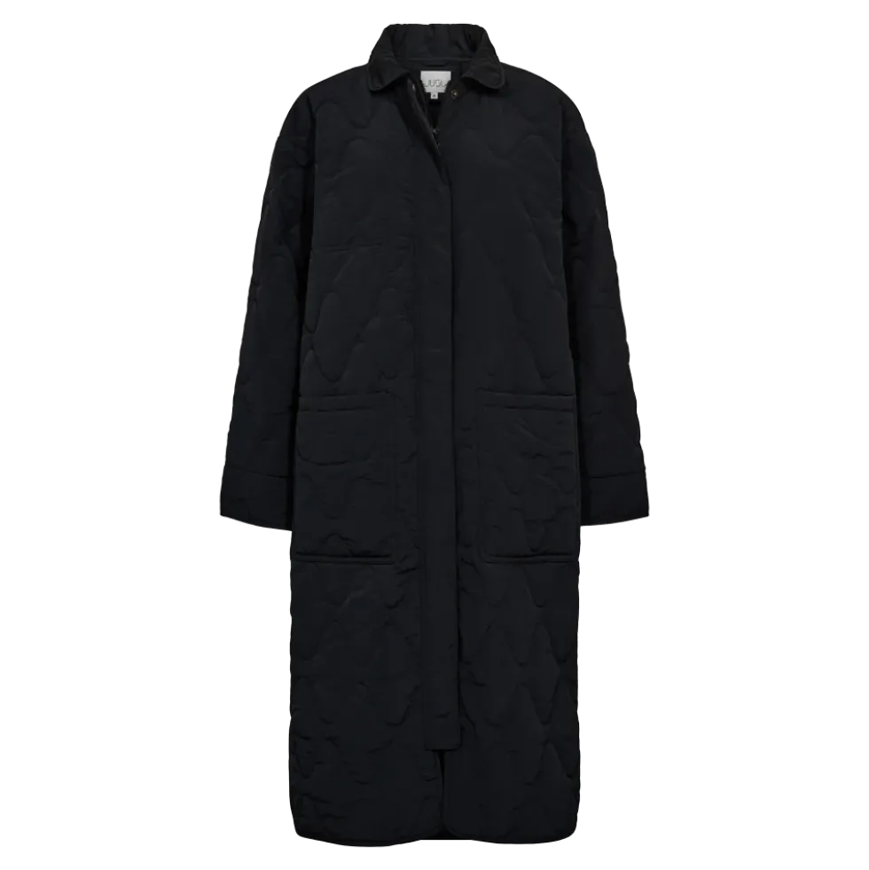 Penny Long Quilted Jacket 25, W. - Dame Oversize Fritidsjakke