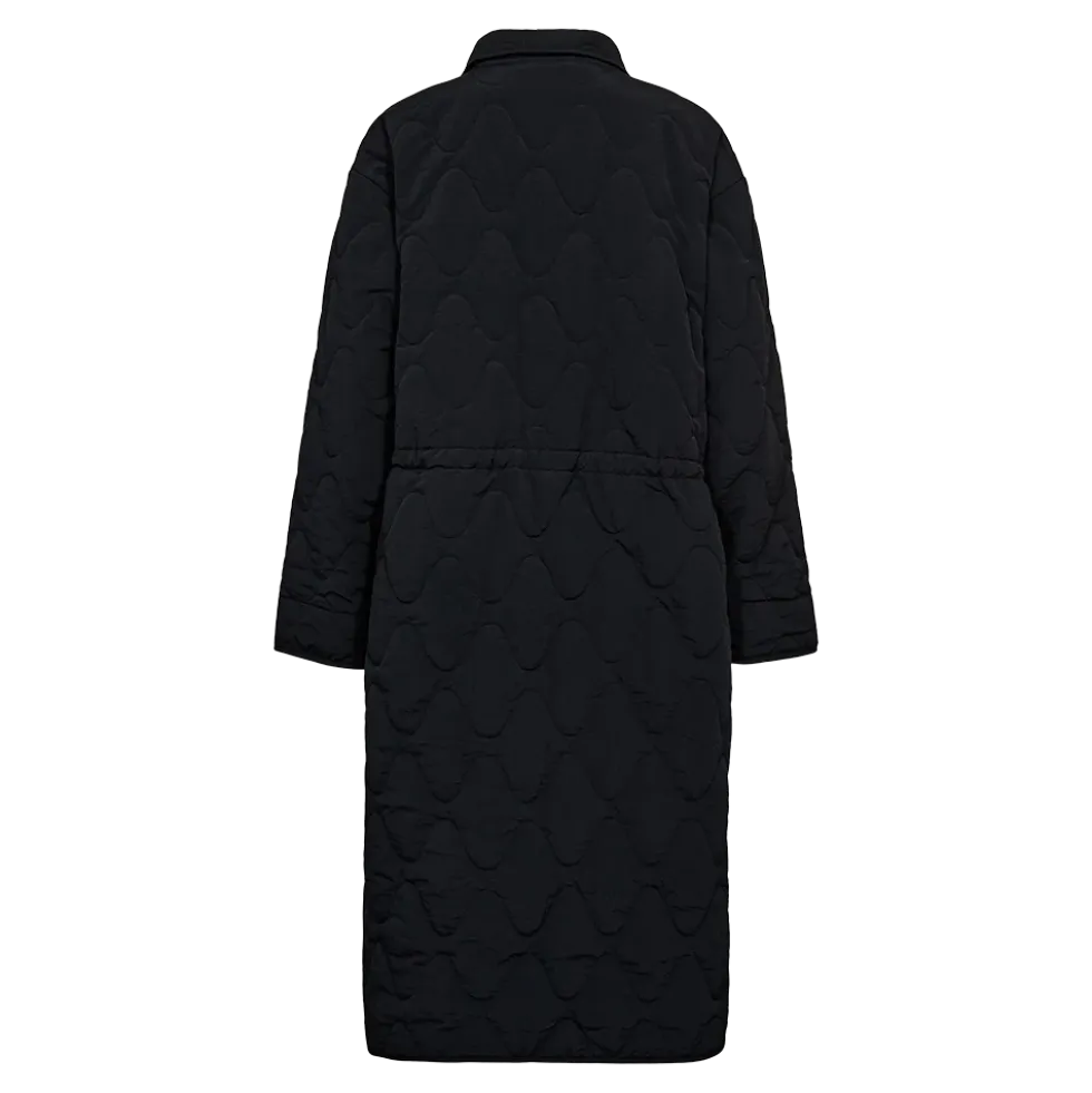 Penny Long Quilted Jacket 25, W. - Dame Oversize Fritidsjakke