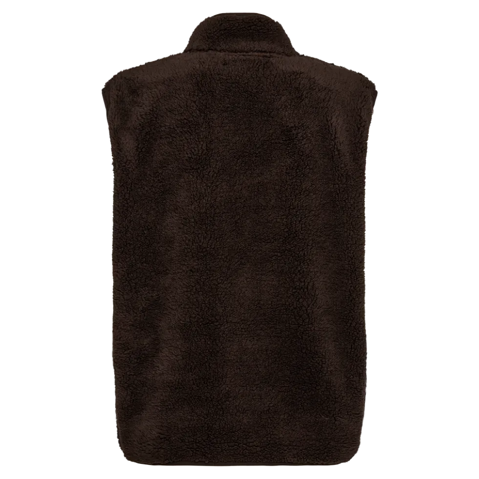 Pippa Vest, W. - Dame Oversize Fleece Vest