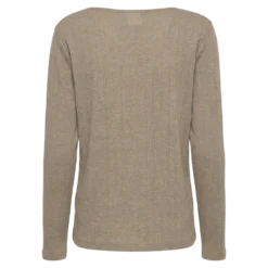 Pointelle L/S Tee 26, W. - Langærmet Dame T-Shirt