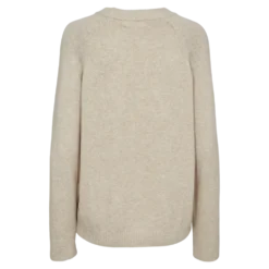 Pullover Rib Neck 26, W. - Dame Striktrøje