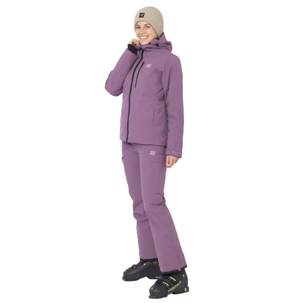 W Kabo Padded Ski Jacket - Dame Skijakke