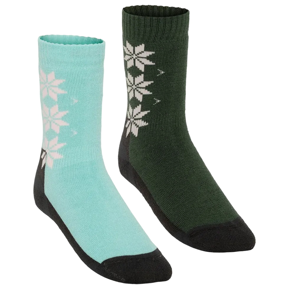 W KT Wool Sock 2 Pack - Dame Strømper