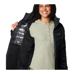 W Powder Lite Hybrid Sherpa - Dame Fleecetrøje