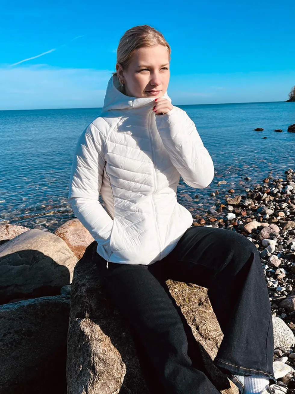 W Powder Pass Hybrid Jacket - Dame Fritidsjakke