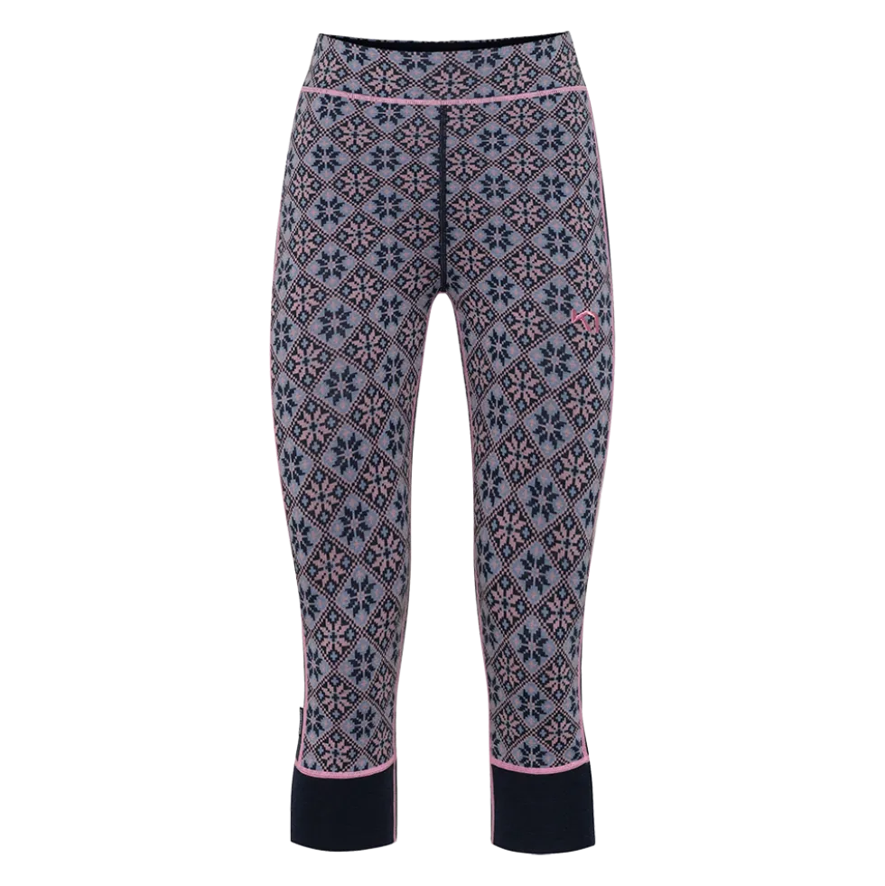 W Rose Hi Waist Capri - Dame Skiundertøj
