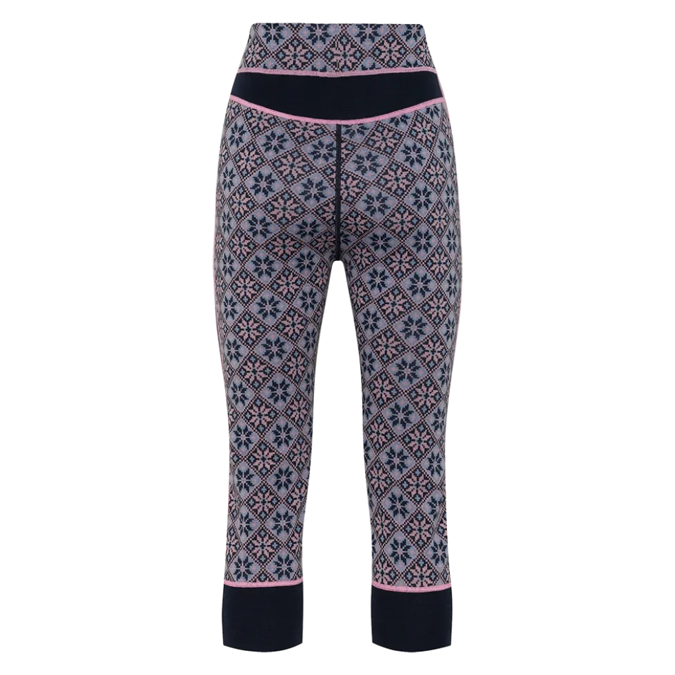 W Rose Hi Waist Capri - Dame Skiundertøj