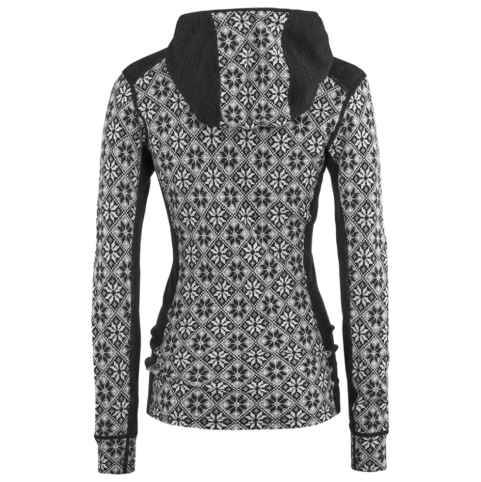 W Rose Hood 100% Wool - Dame Skiundertøj