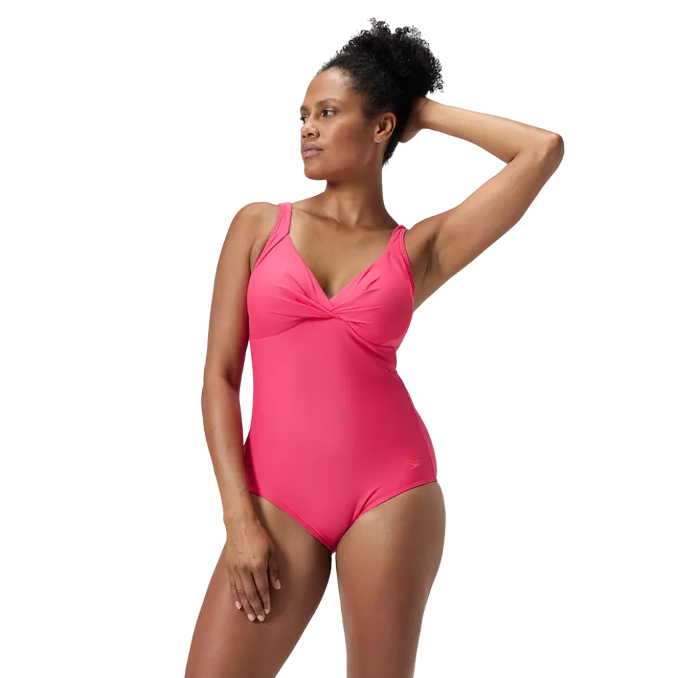 W Shape Cross Knot Suit - Dame Badedragt