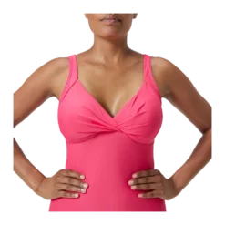 W Shape Cross Knot Suit - Dame Badedragt