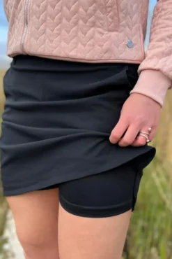 W Skort Quick Dry - Dame nederdel med shorts