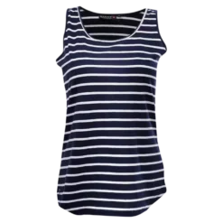 W Striped Singlet - Dame Top