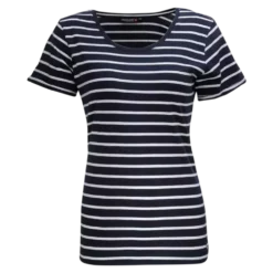 W Striped Tee - Dame T-shirt