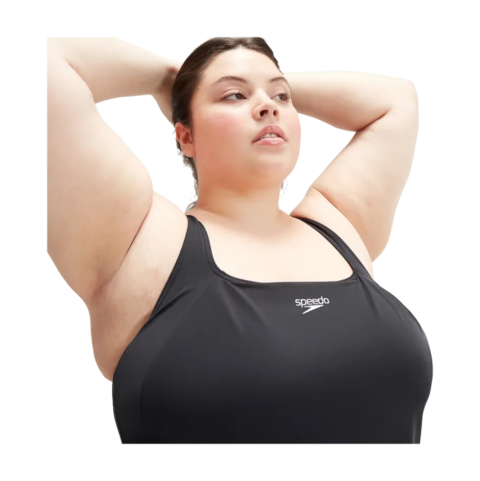 W Swim Dress Plus Size - Dame Badedragt Kjole