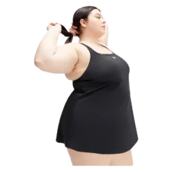 W Swim Dress Plus Size - Dame Badedragt Kjole